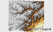 Physical 3D Map of Wenchuan