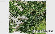 Satellite 3D Map of Wenchuan