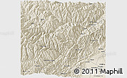 Shaded Relief 3D Map of Wenchuan