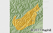 Savanna Style Map of Wenchuan