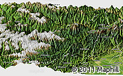 Satellite Panoramic Map of Wenchuan