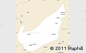 Classic Style Simple Map of Wenchuan