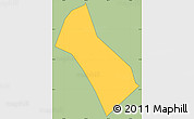 Savanna Style Simple Map of Wenjiang, cropped outside