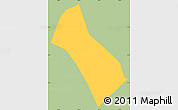 Savanna Style Simple Map of Wenjiang, single color outside