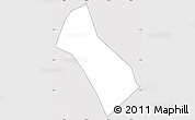 Silver Style Simple Map of Wenjiang, cropped outside