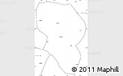 Blank Simple Map of Xiangcheng