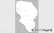 Gray Simple Map of Xiangcheng