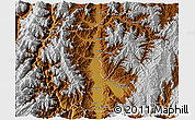 Physical 3D Map of Xichang