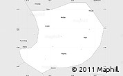 Silver Style Simple Map of Xichong