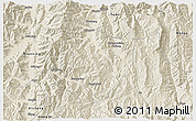 Shaded Relief 3D Map of Xide