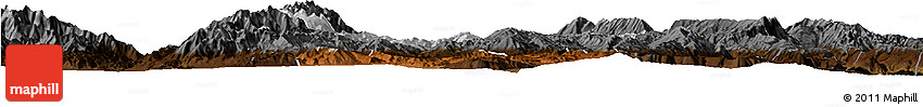 Physical Horizon Map of Xide, darken