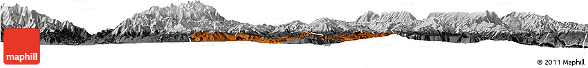 Physical Horizon Map of Xide, desaturated