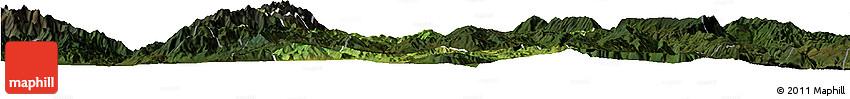 Satellite Horizon Map of Xide, darken