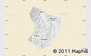 Classic Style Map of Xide, single color outside