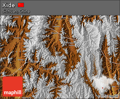 Physical Map of Xide
