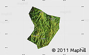 Satellite Map of Xide, single color outside