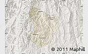 Shaded Relief Map of Xide, lighten