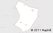 Classic Style Simple Map of Xide, cropped outside