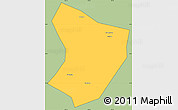 Savanna Style Simple Map of Xide, cropped outside