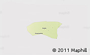Physical 3D Map of Xindu, cropped outside
