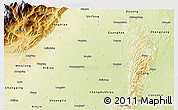 Physical 3D Map of Xindu