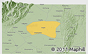 Savanna Style 3D Map of Xindu