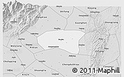 Silver Style 3D Map of Xindu