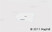 Silver Style 3D Map of Xindu, single color outside