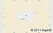 Classic Style Map of Xindu, single color outside