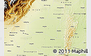 Physical Map of Xindu