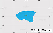 Political Map of Xindu, cropped outside