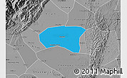 Political Map of Xindu, desaturated