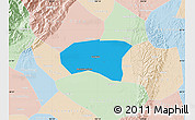 Political Map of Xindu, lighten