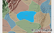 Political Map of Xindu, semi-desaturated