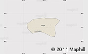 Shaded Relief Map of Xindu, cropped outside