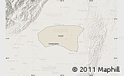 Shaded Relief Map of Xindu, lighten