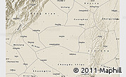 Shaded Relief Map of Xindu