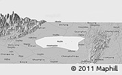 Gray Panoramic Map of Xindu