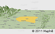 Savanna Style Panoramic Map of Xindu