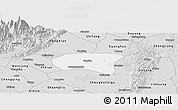 Silver Style Panoramic Map of Xindu