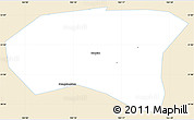 Classic Style Simple Map of Xindu, single color outside