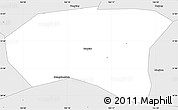 Silver Style Simple Map of Xindu