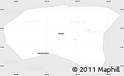 Silver Style Simple Map of Xindu, single color outside