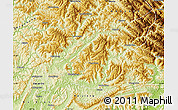 Physical Map of Xuanhan