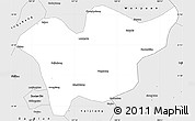 Silver Style Simple Map of Xuanhan