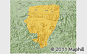 Savanna Style 3D Map of Xuyong