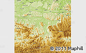 Physical Map of Xuyong