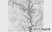 Physical 3D Map of Yajiang, desaturated
