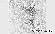 Physical 3D Map of Yajiang, lighten