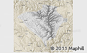 Physical 3D Map of Yajiang, shaded relief outside